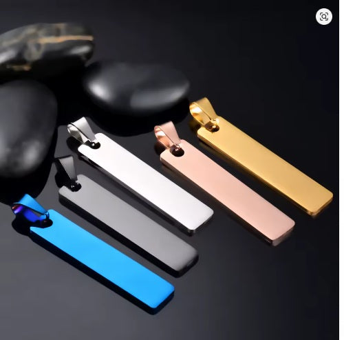 Edelstahl-Anhänger rund drehbar mit Anti-Lost oder individueller Lasergravur