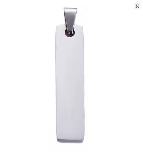 Edelstahl-Anhänger rund drehbar mit Anti-Lost oder individueller Lasergravur