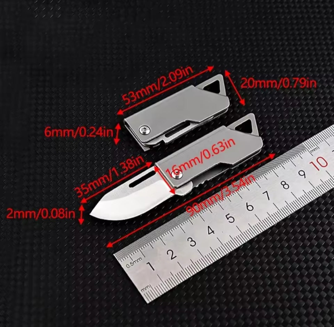 Mini Schlüsselanhänger-Messer — kompakt & rostfrei